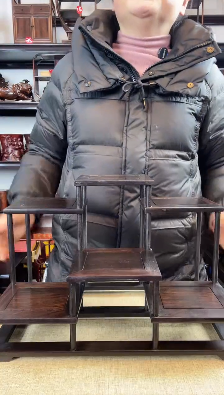 木老李红木工艺品黑六连