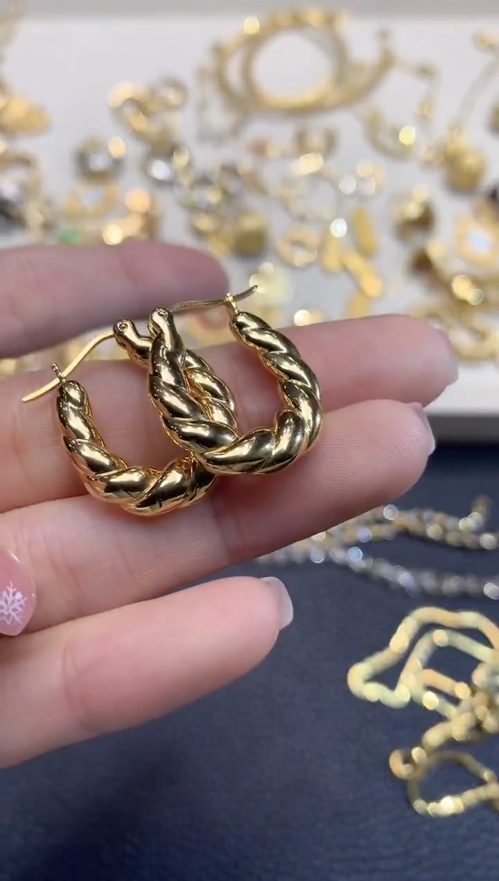 耳饰18K金A20多样性发一件