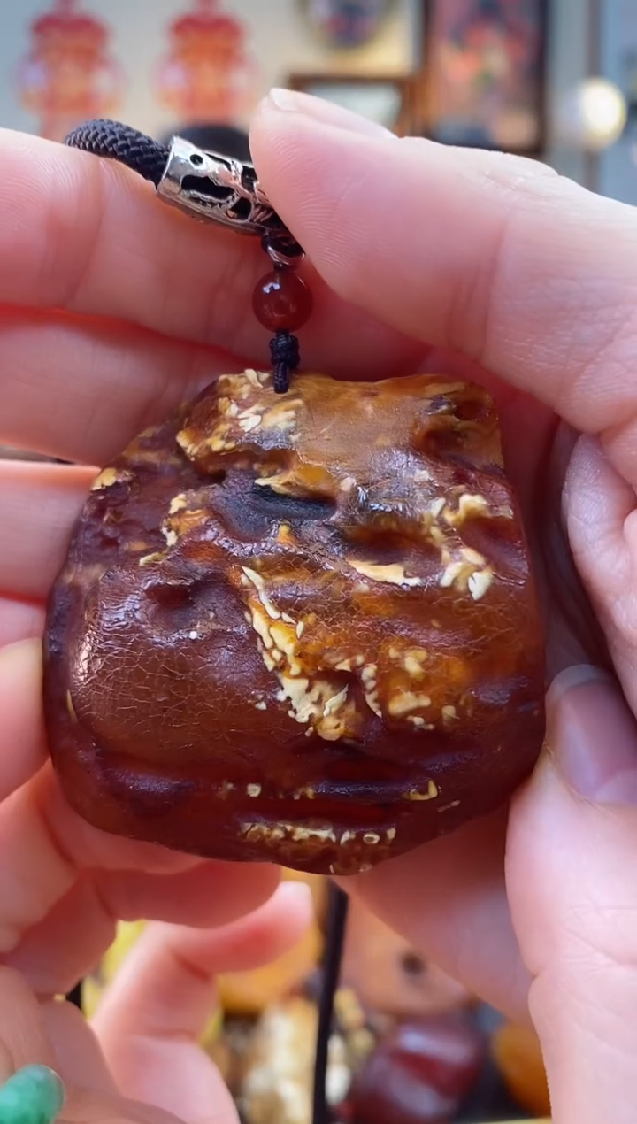 【闪购商品】琥珀颈饰未镶嵌吊坠