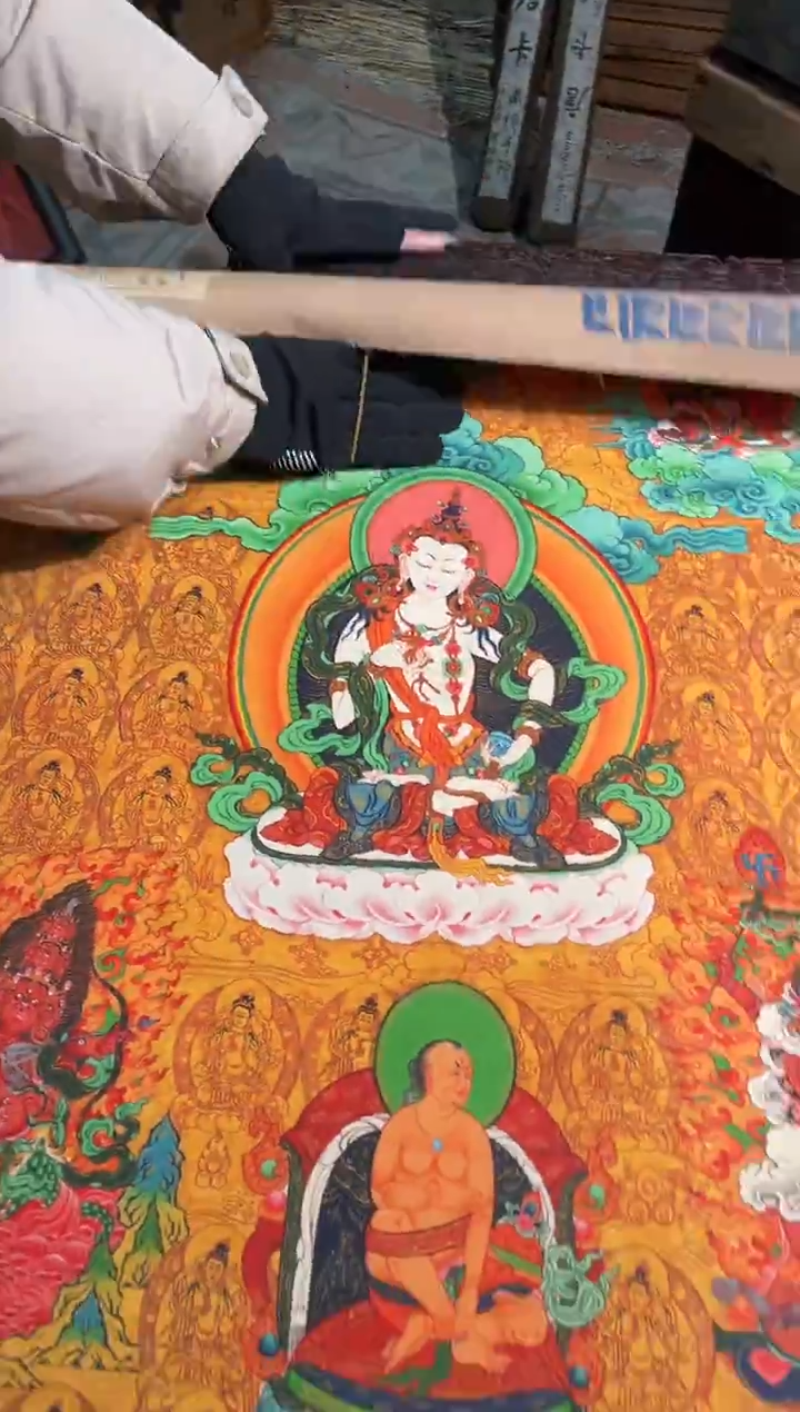 卷轴画路路的唐卡tk160