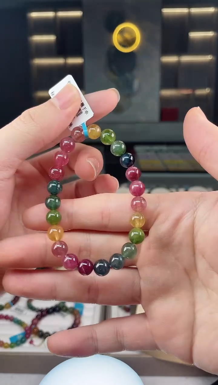 【闪购商品】碧玺单圈手串未镶嵌（多样性发一条）Y