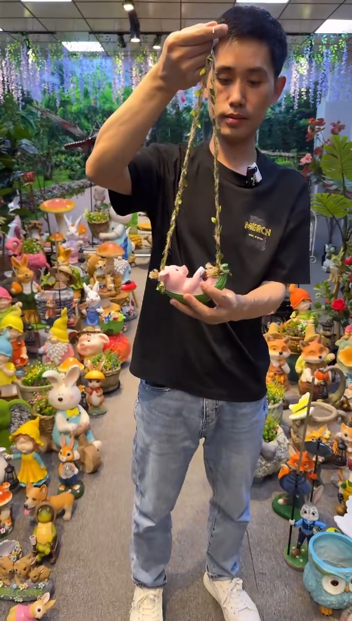 无花朵花园庭院摆件&00&