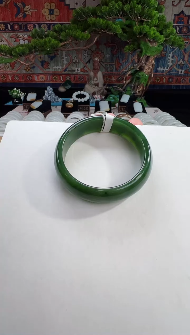 未镶嵌手镯和田玉58.5