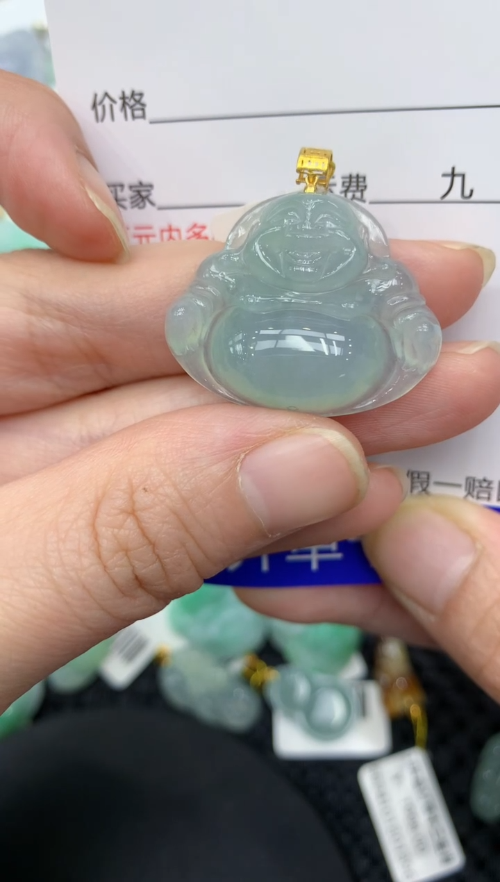 【闪购商品】翡翠颈饰18K金镶嵌11111111