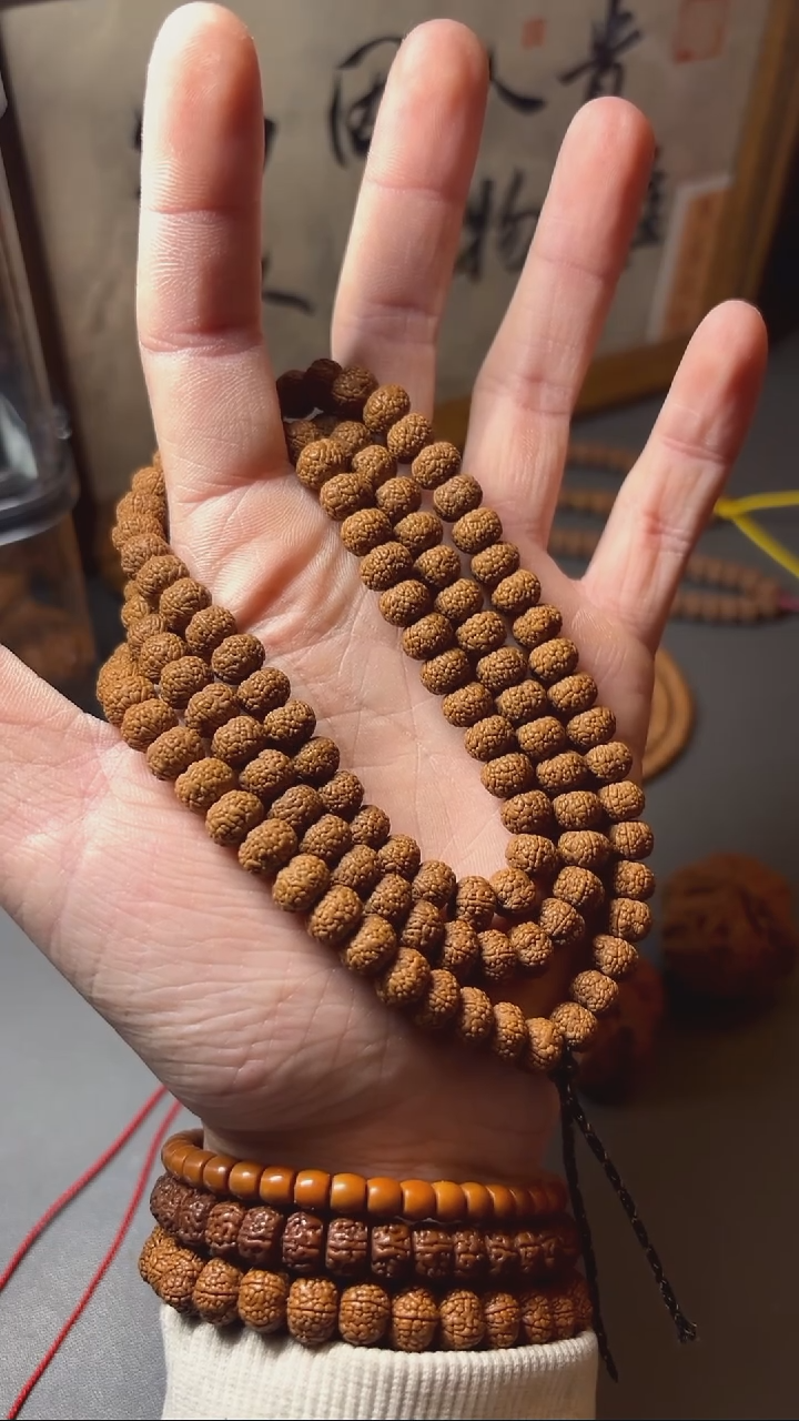 【闪购商品】金刚菩提手串108龙鳞8mm