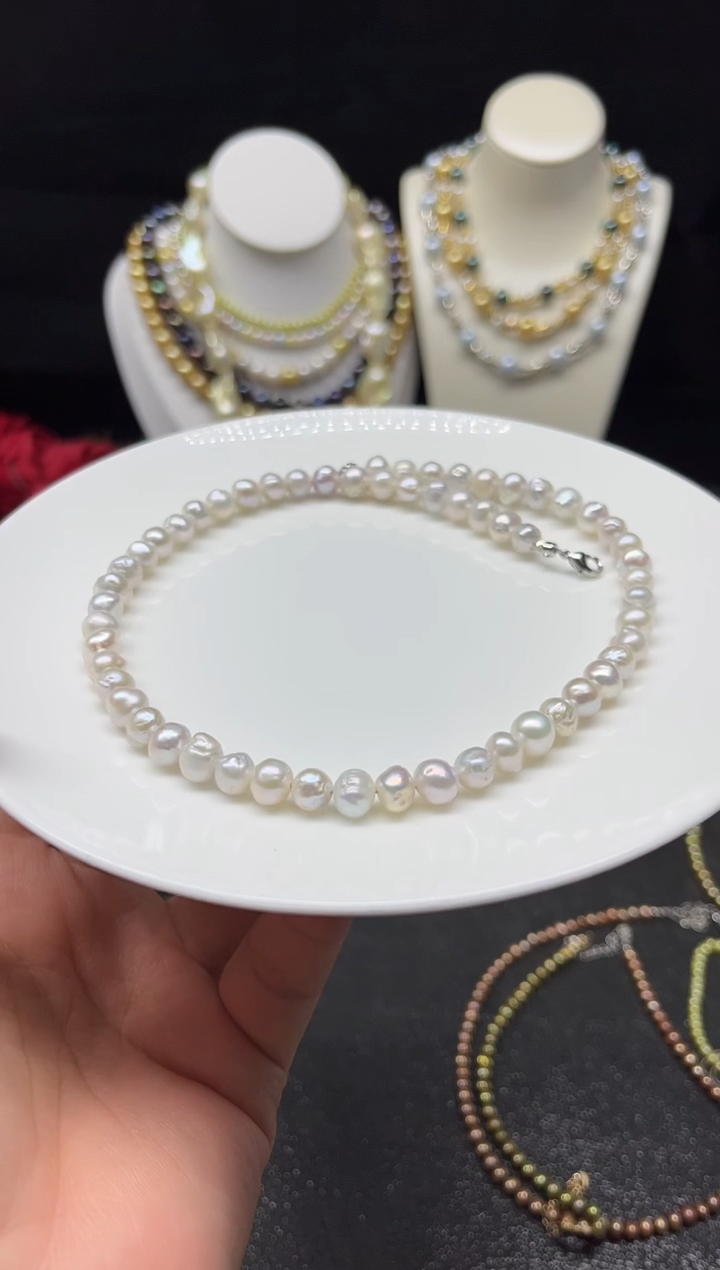 【闪购商品】淡水珍珠颈饰未镶嵌多人