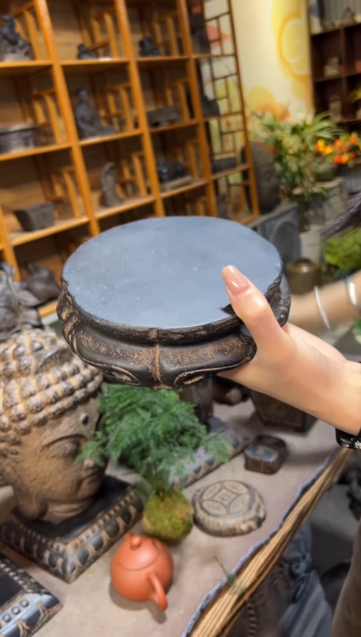 陶土【火山泥】金箍坛底座