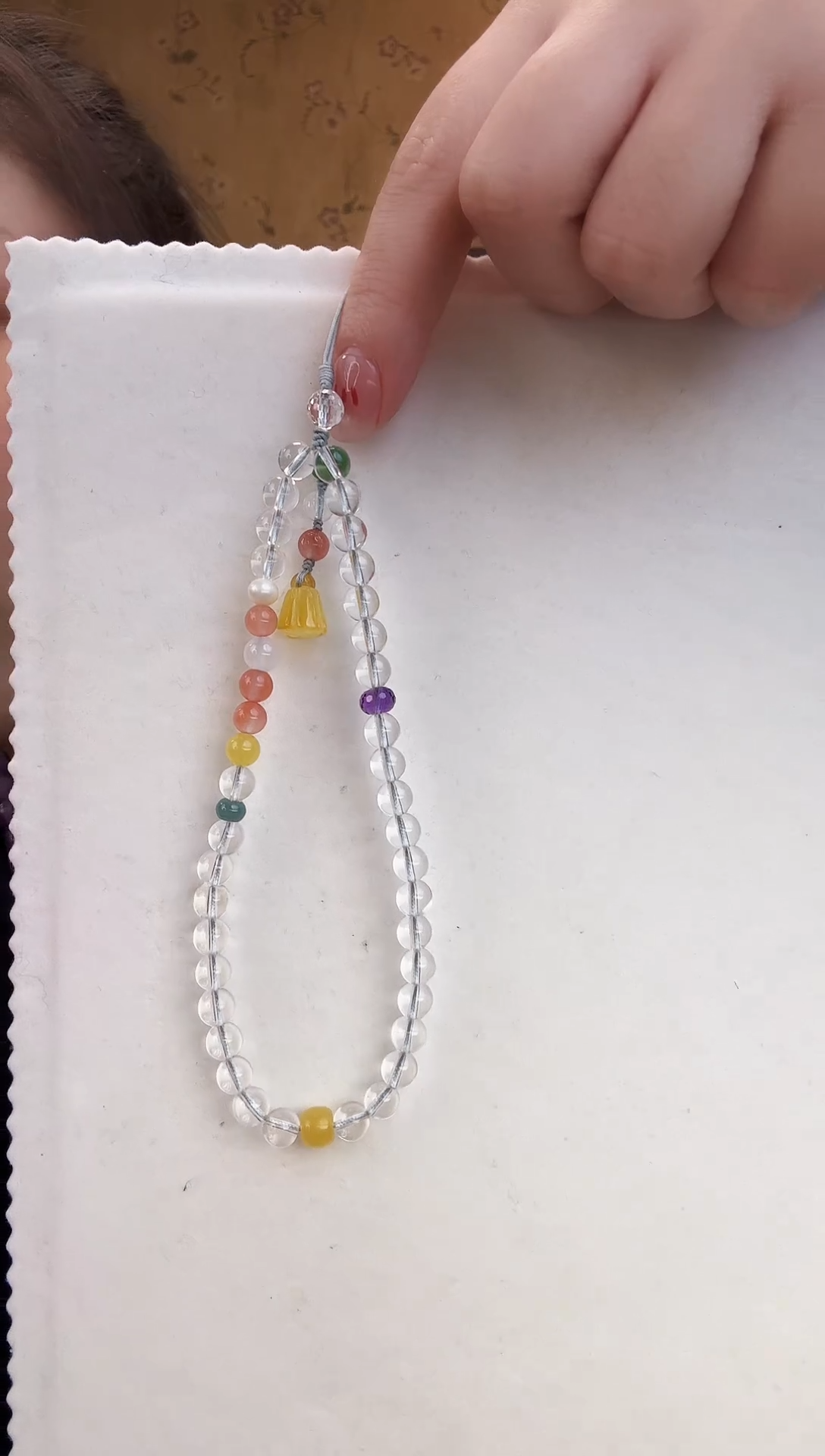 【闪购商品】水晶手机链未镶嵌水晶手机链961