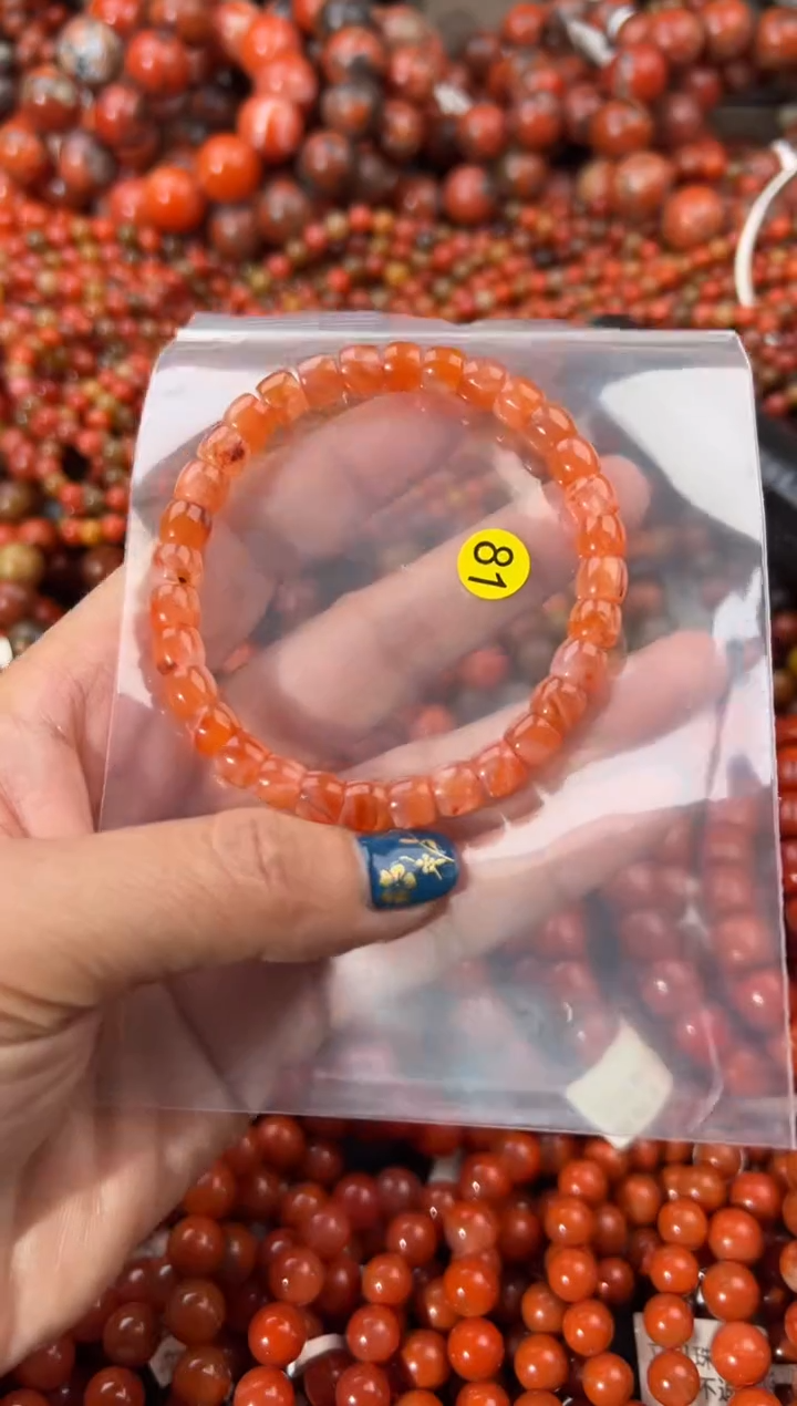 未镶嵌手串南红玛瑙7+