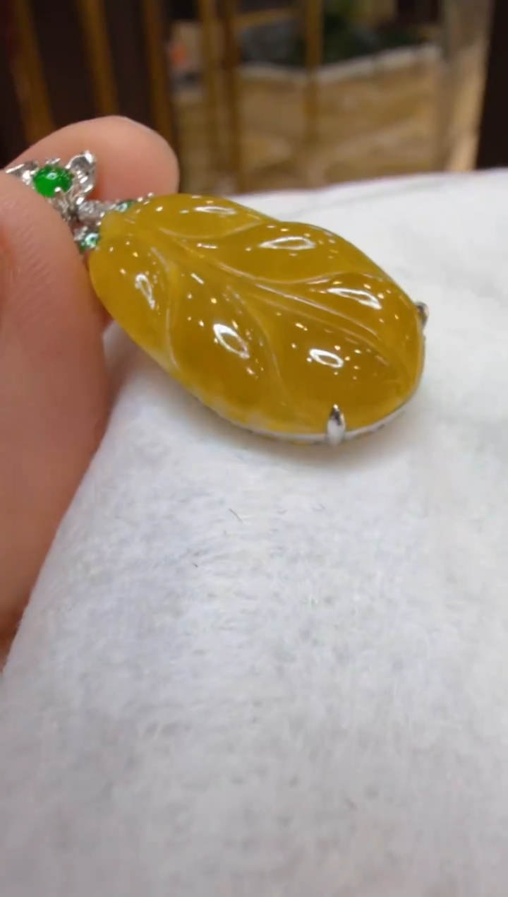 吊坠(不含链)18K金镶嵌翡翠多样性团购发一件