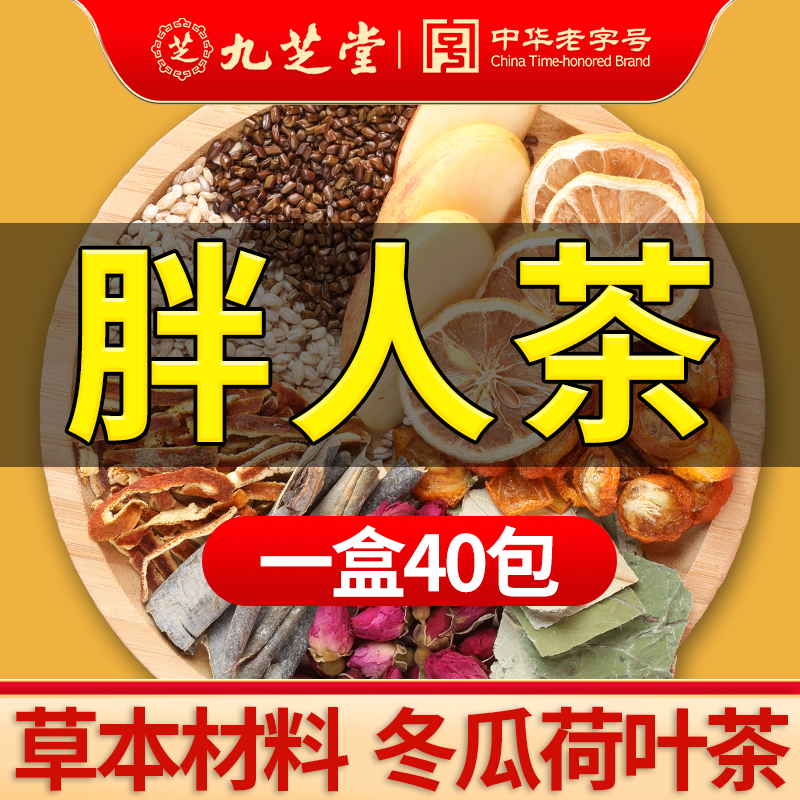 【赠送运费险】九芝堂冬瓜荷叶茶甄选14味材料配比干净卫生冲泡茶包