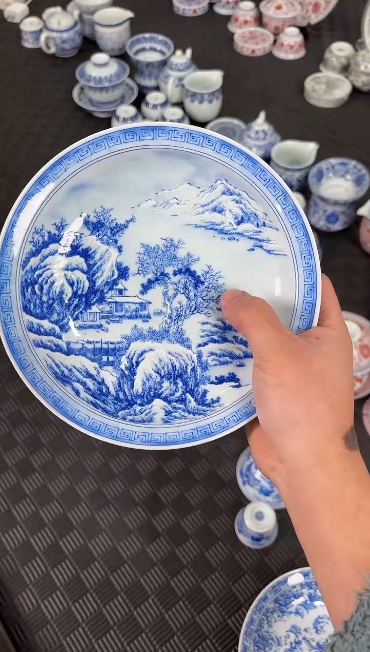 盖碗瓷景德镇陶瓷茶具瑞雪兆丰年壶陈1004