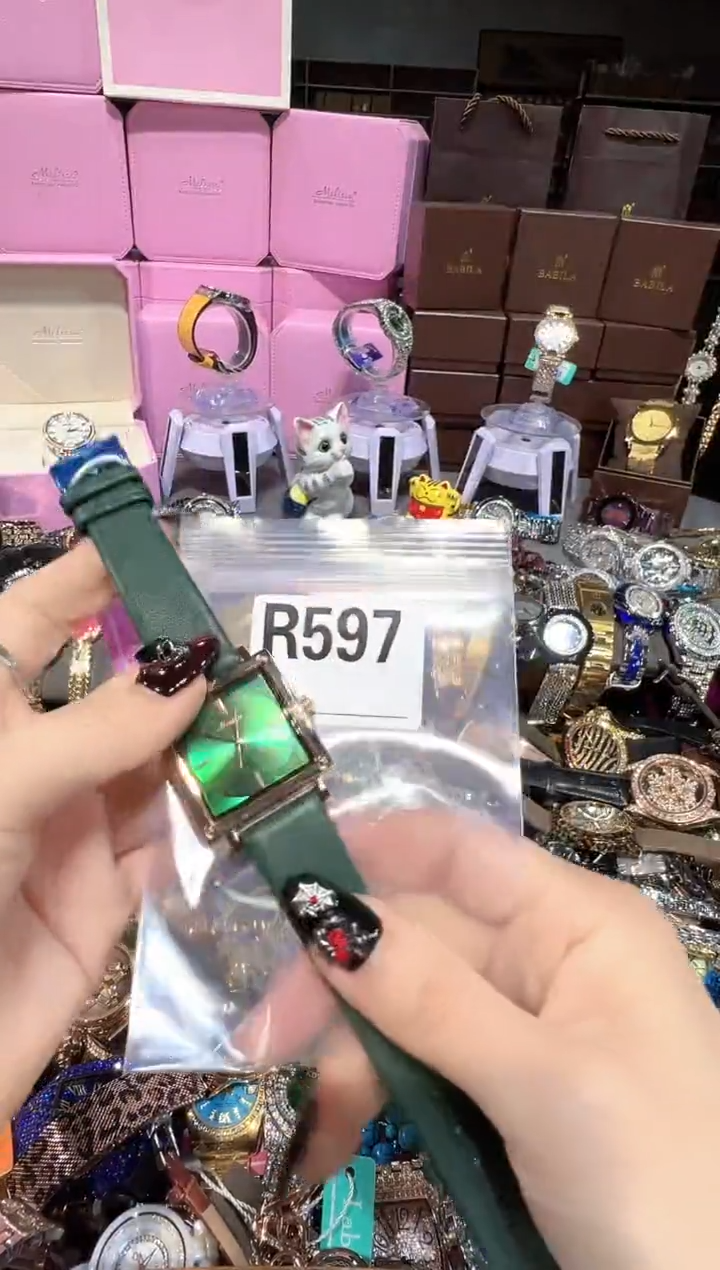 石英机芯不锈钢不锈钢直播定闪专用