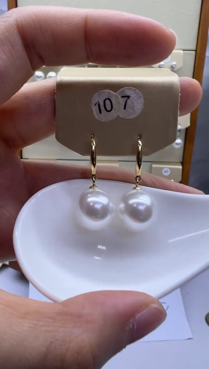 未镶嵌耳饰淡水珍珠107