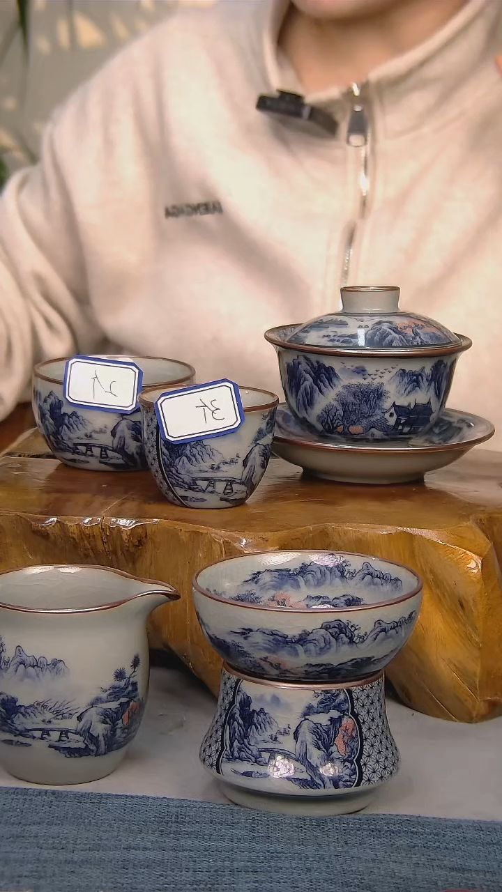 【闪购商品】简装家用款8件套 陶瓷家用茶具系列