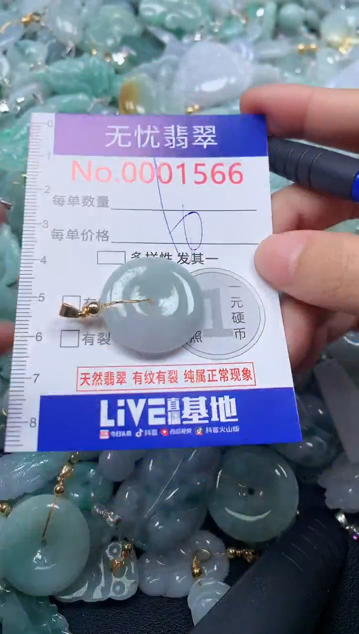 颈饰未镶嵌翡翠1566