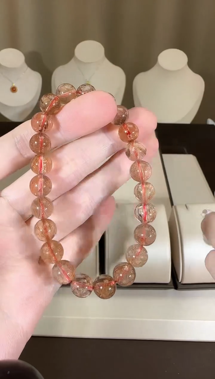 【闪购商品】发晶手串未镶嵌8mm精致