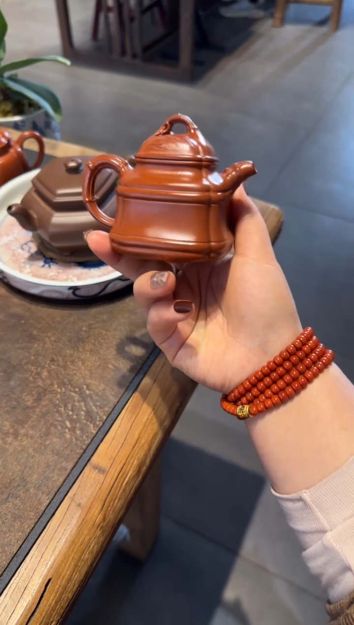 【闪购商品】紫砂茶壶四方竹鼎