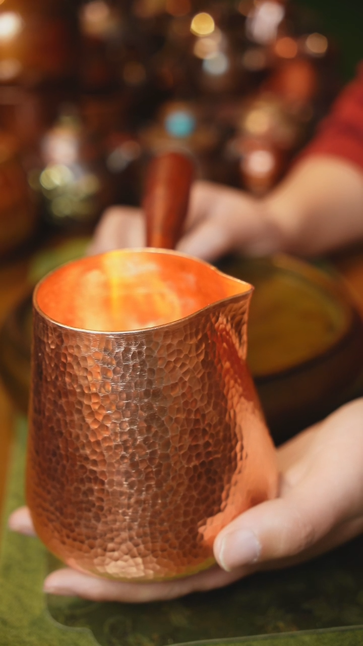 【闪购商品】紫铜500毫升煮茶器紫铜原色