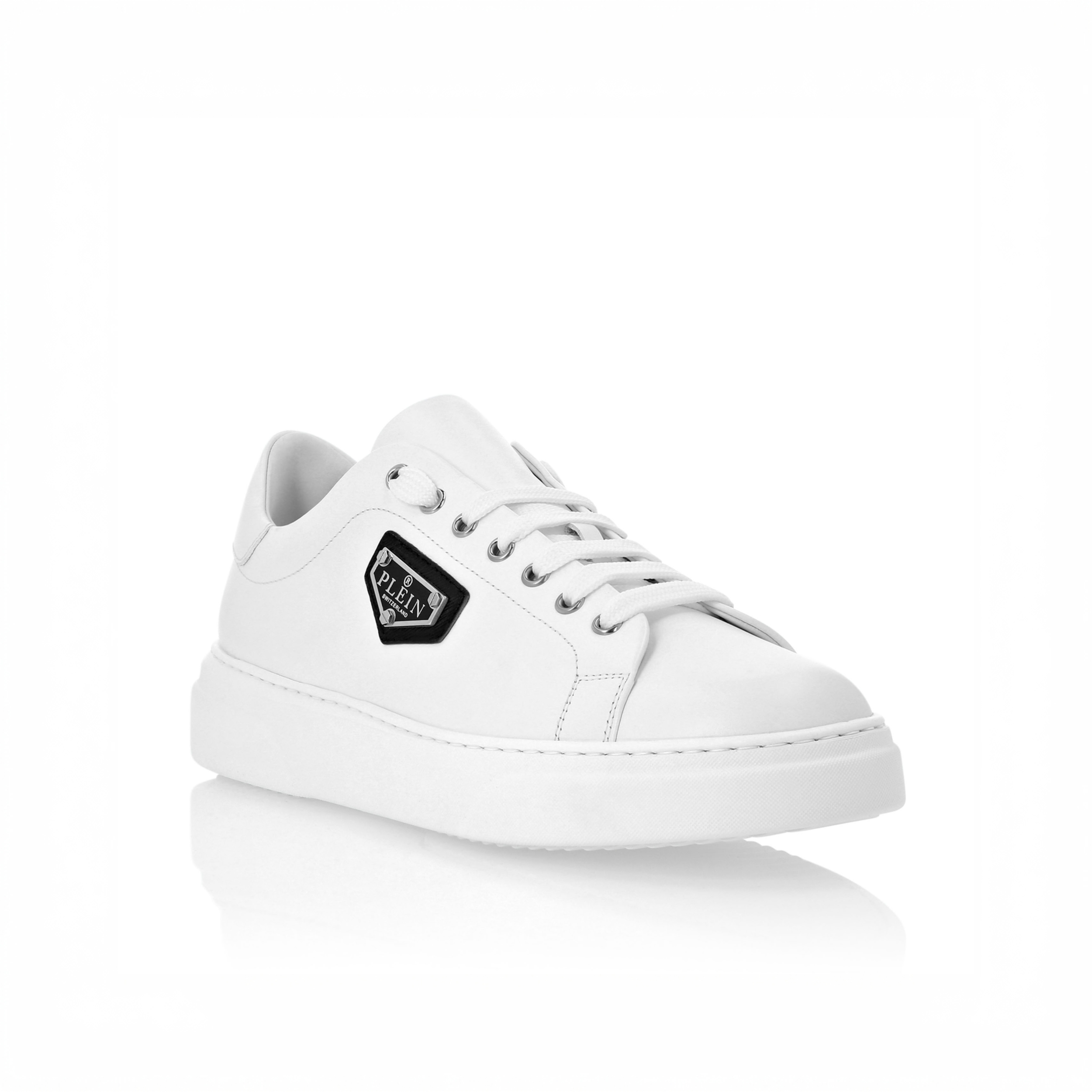 PHILIPP PLEIN 男女同款PLEIN徽标百搭低帮休闲板鞋