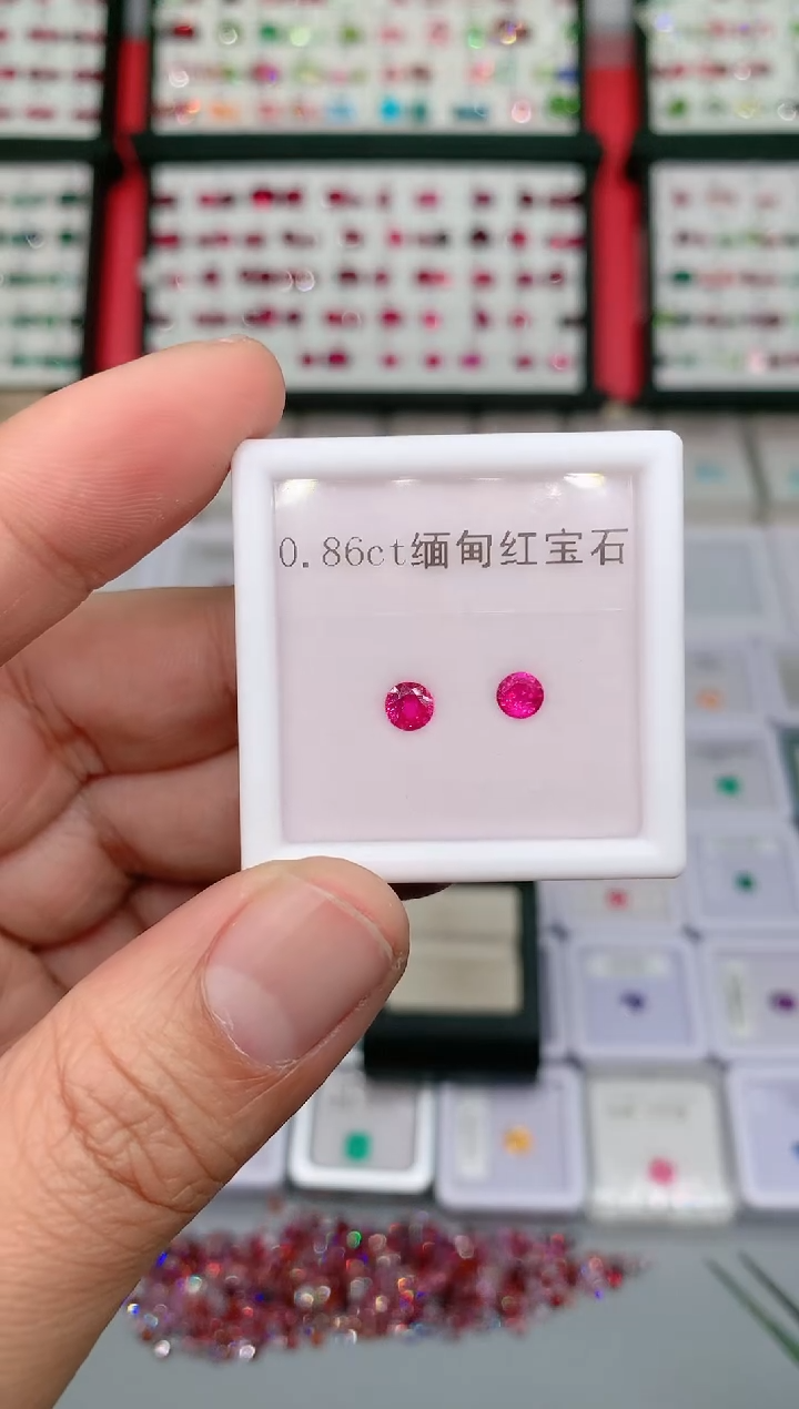 【闪购商品】红宝石裸石未镶嵌0.86ct老烧