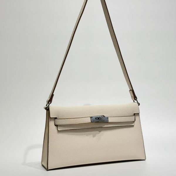 【LULU】XKY-2748-白色RAIN.CUN气质时尚百搭简约斜跨轻奢女包