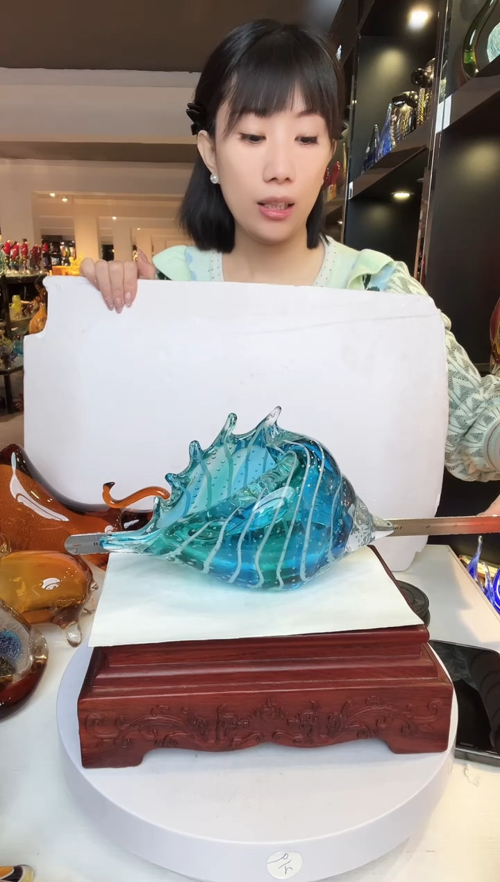 【闪购商品】茶盏琉璃摆件家居摆件