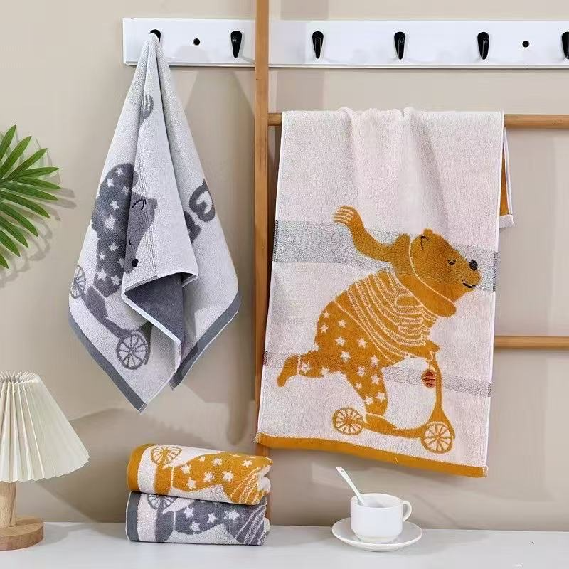 高端精品纱布毛巾-- 不挑花色（三条装）