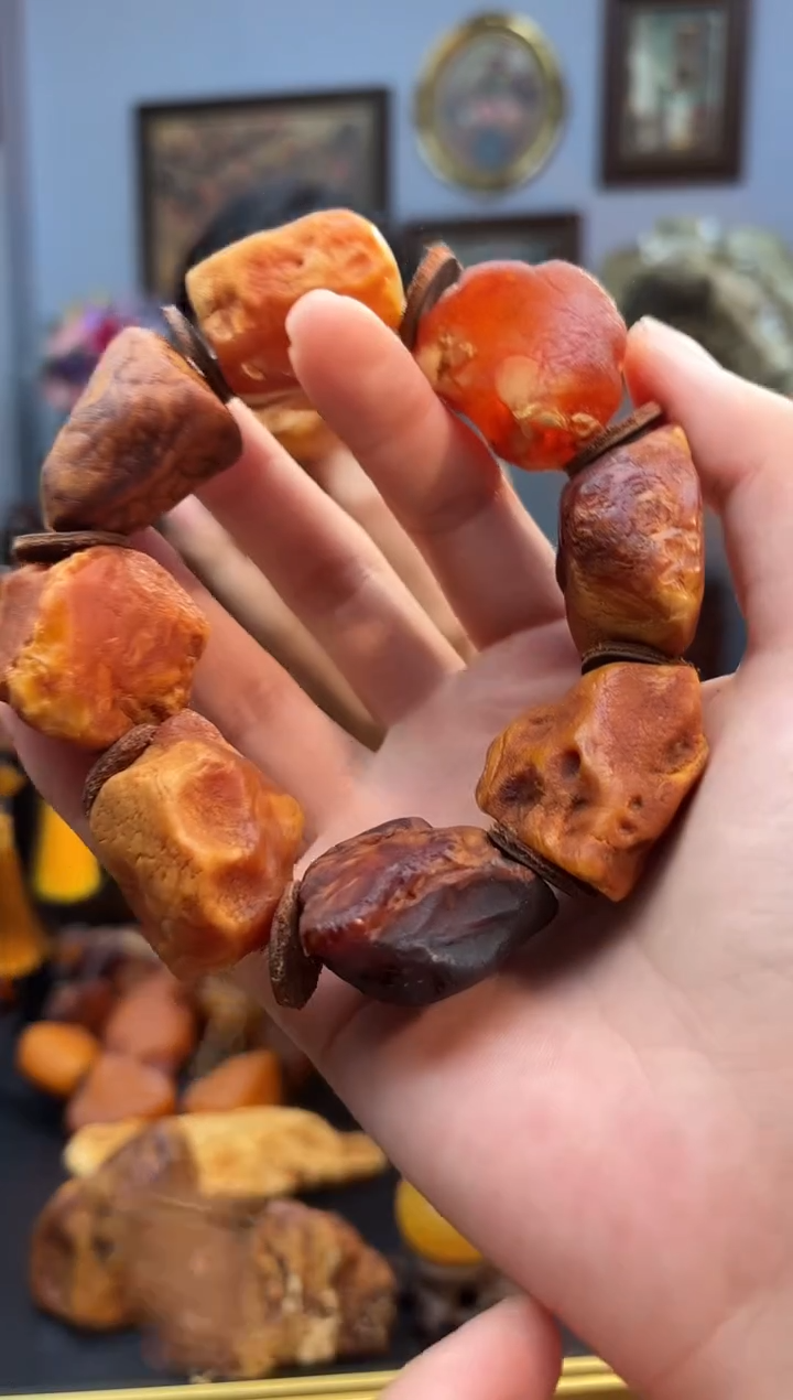 手串琥珀未镶嵌手串