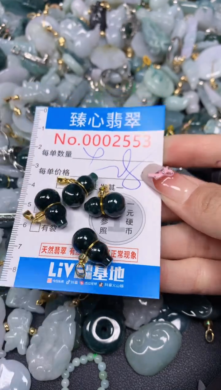 【闪购商品】翡翠颈饰未镶嵌含绳0002553