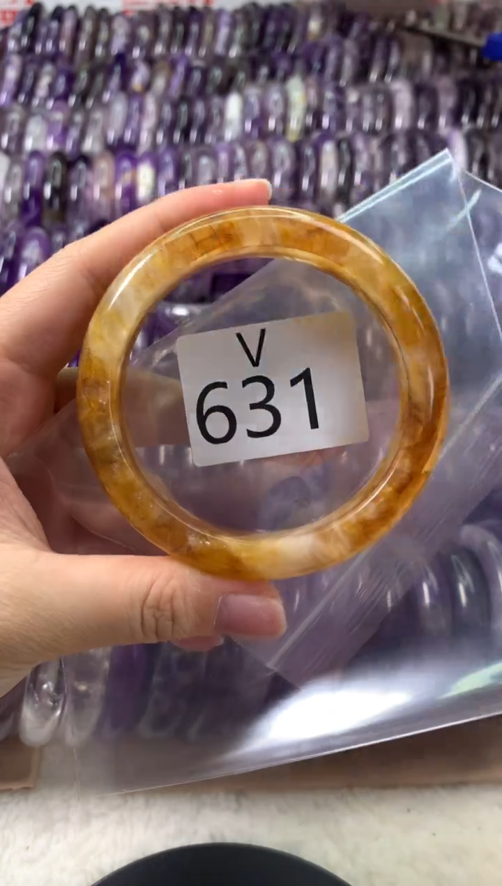 【闪购商品】水晶水晶手镯V未镶嵌631-60