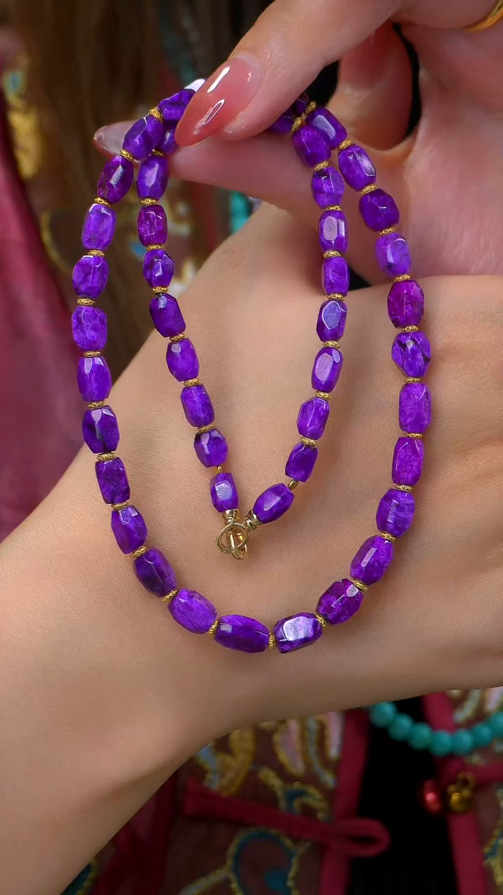 【闪购商品】苏纪石（舒俱来）至尊级项链18K金镶嵌接受劝退