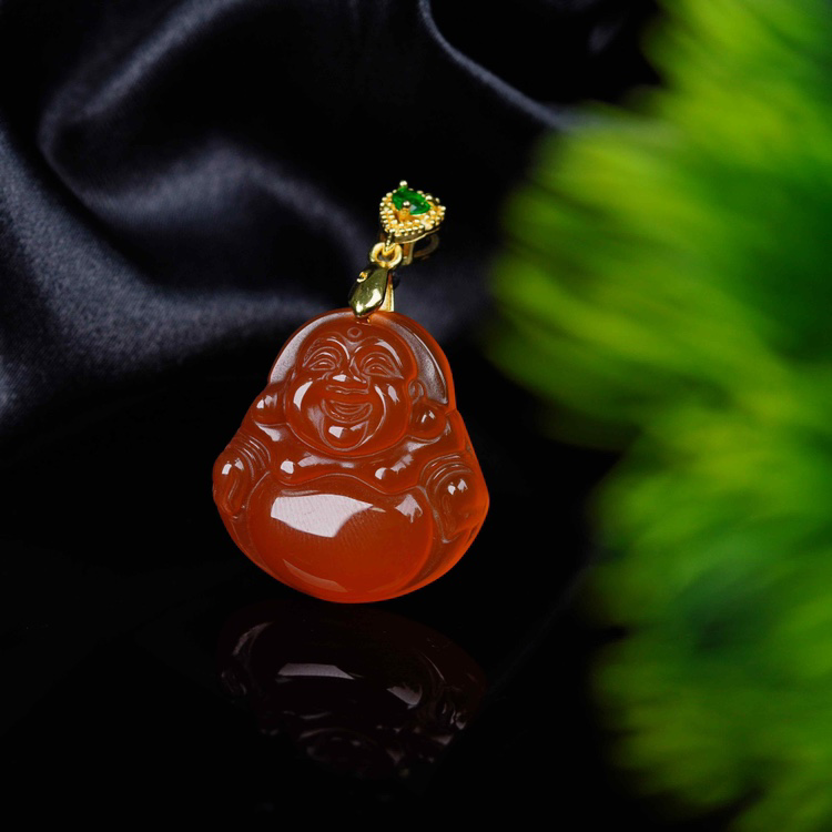 【佛公吊坠】FGH24-2 冰娇透亮 小精品款 多样性发其一 玛瑙吊坠
