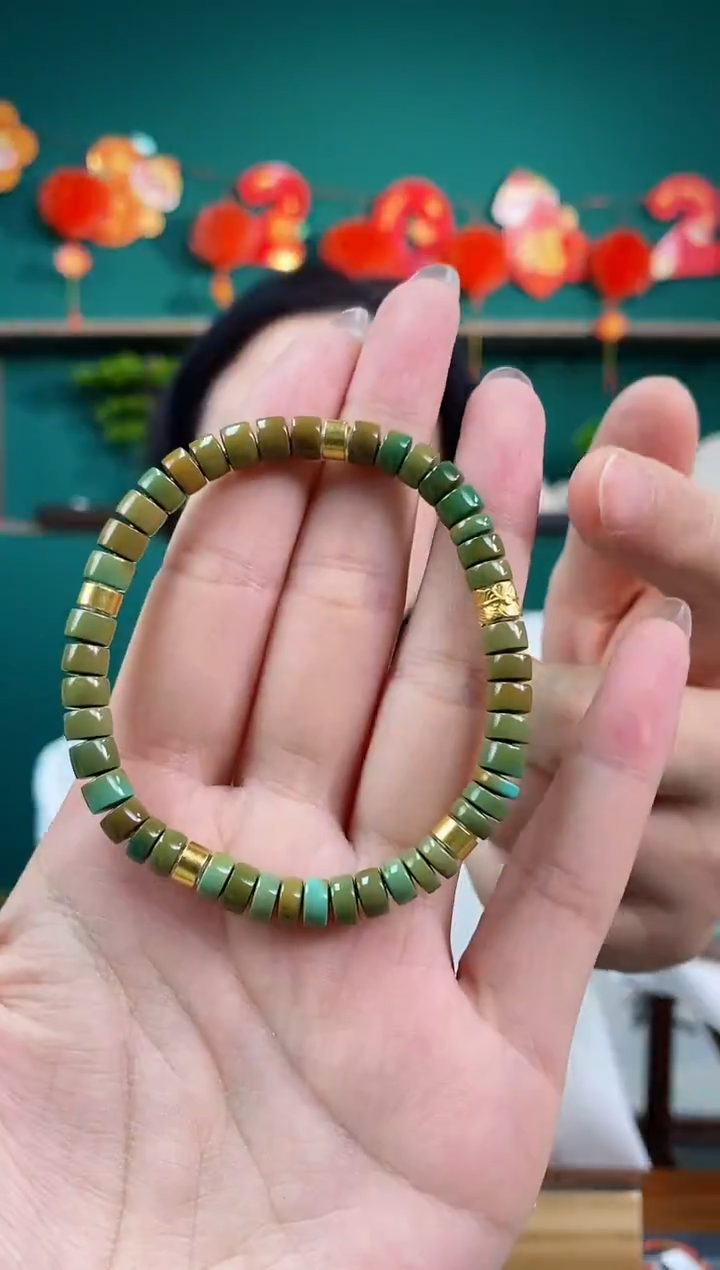 【闪购商品】绿松石珠宝奇石足金镶嵌1