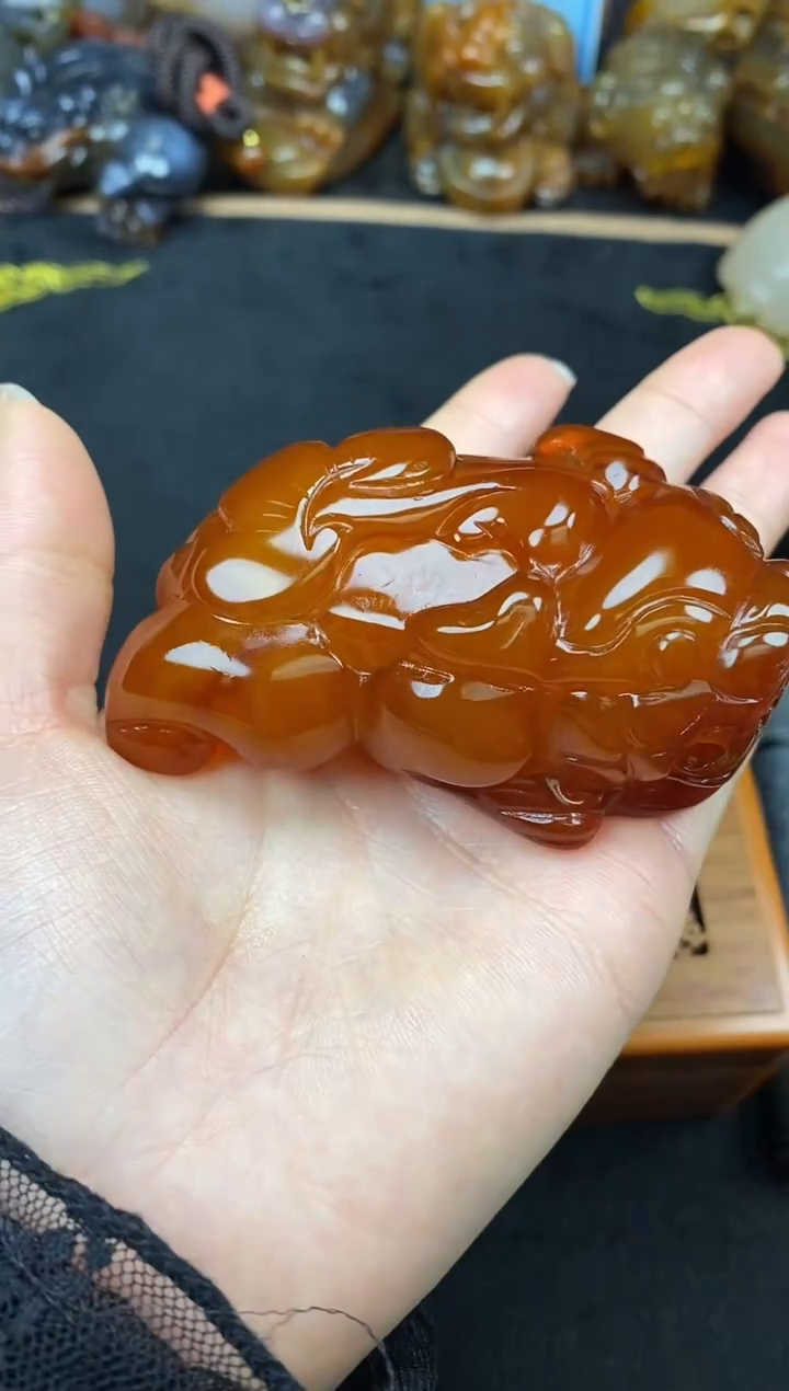 未镶嵌玛瑙/玉髓珠宝奇石黄*1