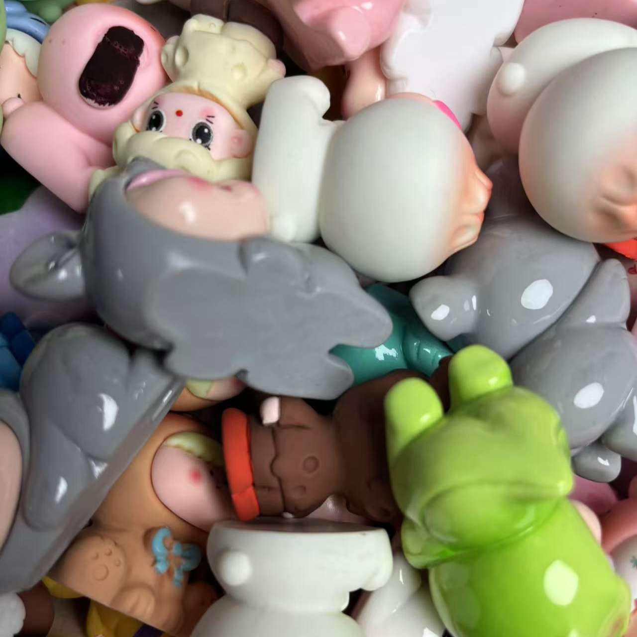 [直播拆]混拆动物diy可爱家居摆件手工树脂