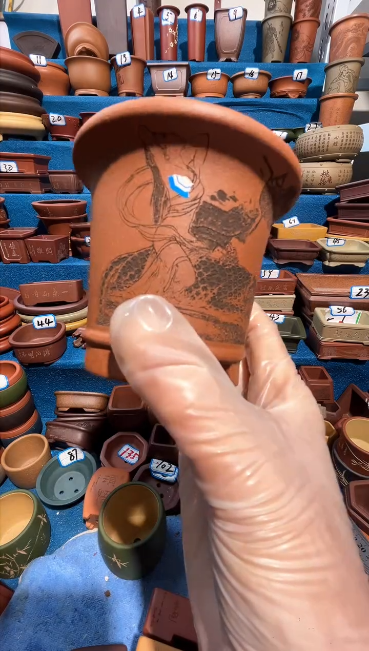 【闪购商品】紫砂紫砂花盆7.5*7.5