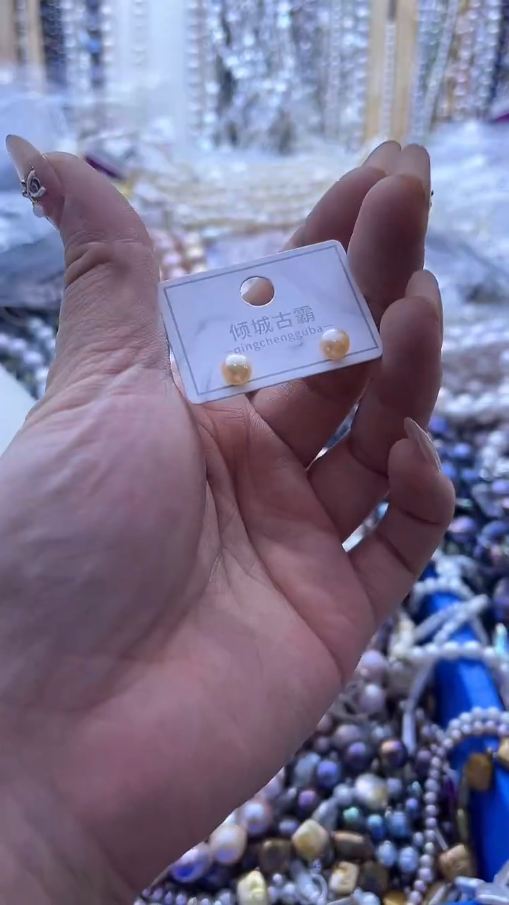 【闪购商品】淡水珍珠项链银S925镶嵌329