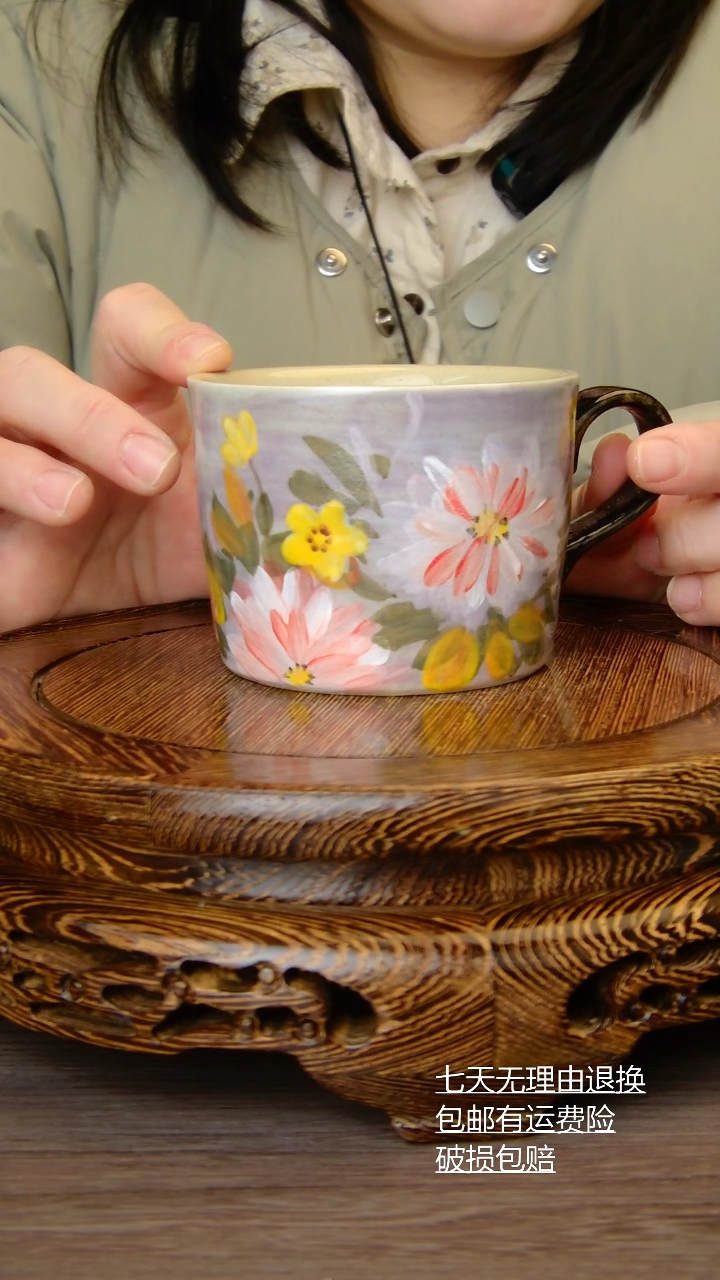 【闪购商品】杯子杯子纯手工手绘景德镇