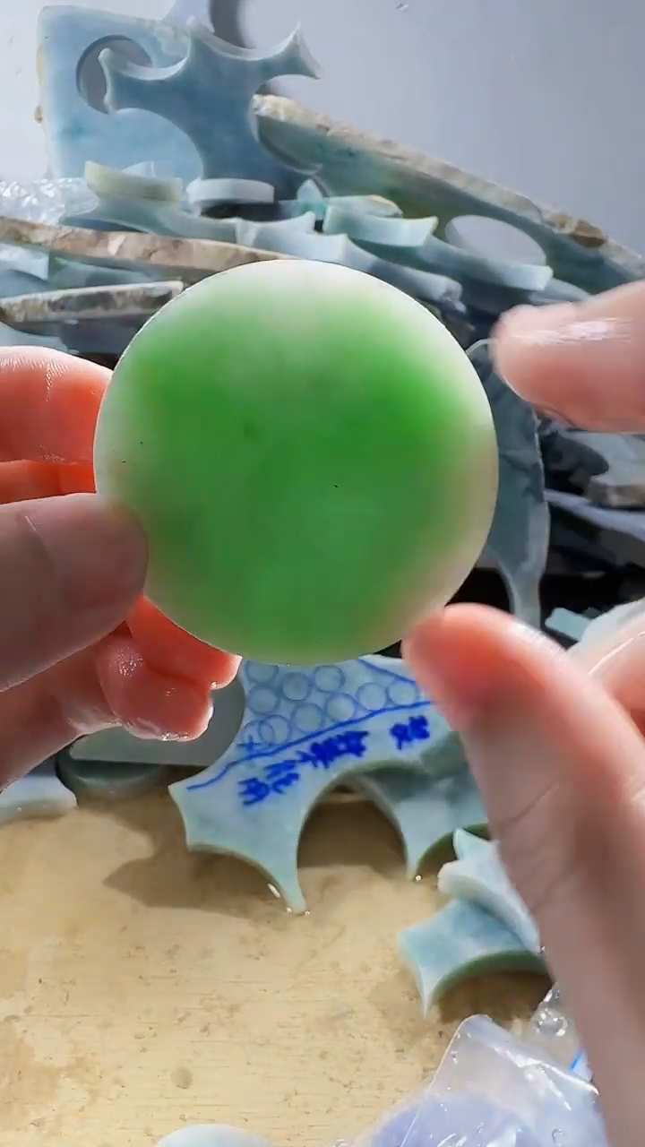 裸石翡翠天然缅甸翡翠2559