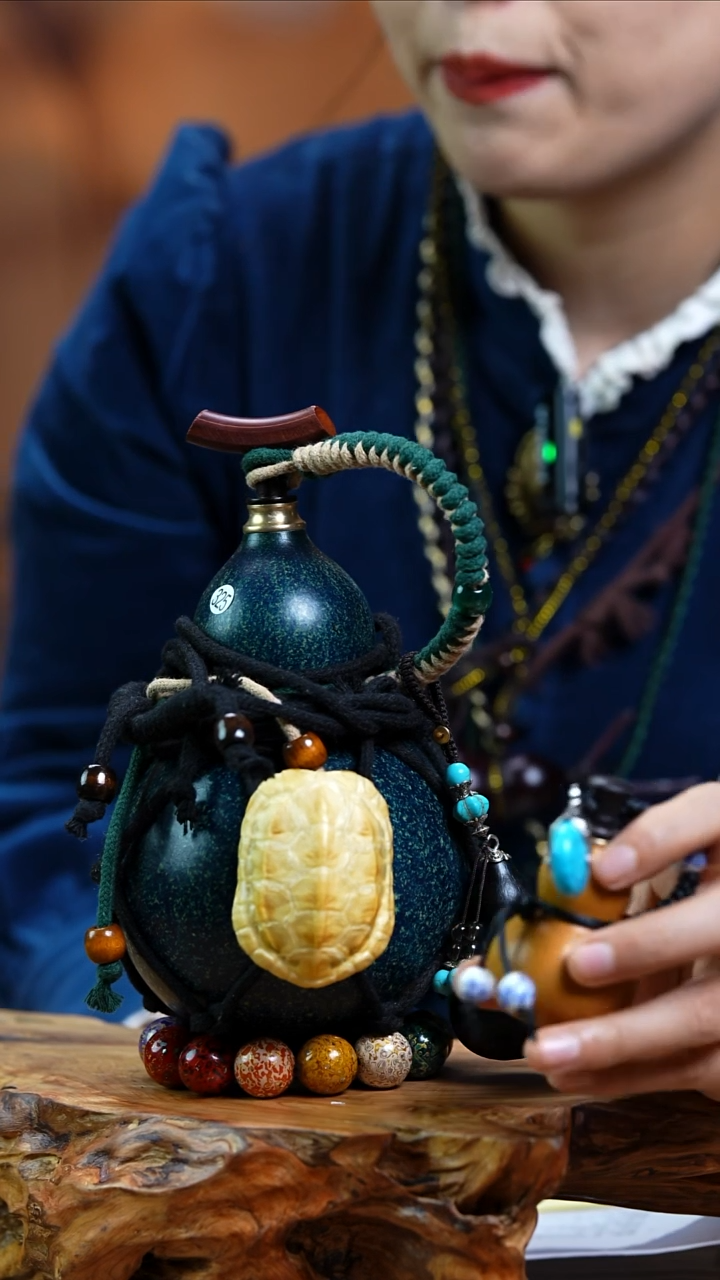 【闪购商品】325—光岳葫天然大漆酒葫芦不含漆珠