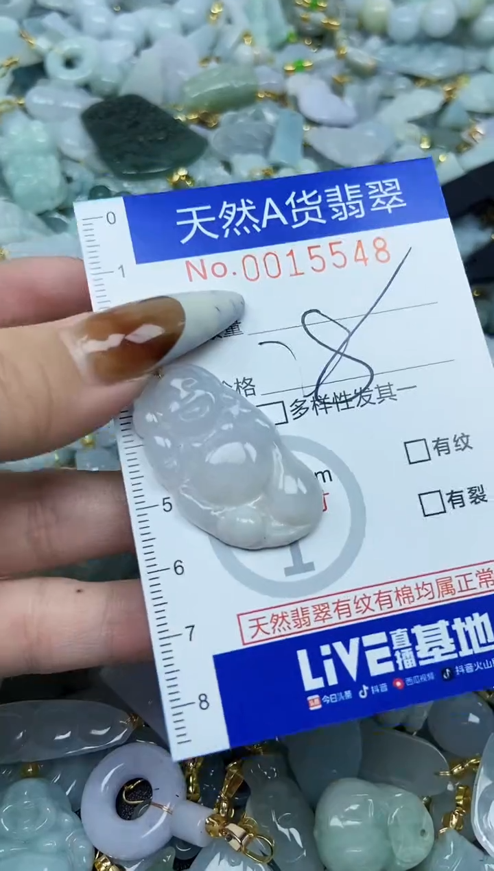 【闪购商品】翡翠颈饰未镶嵌天然A货翡翠
