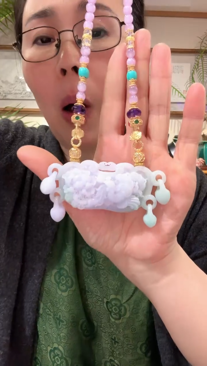 【闪购商品】翡翠颈饰未镶嵌国风