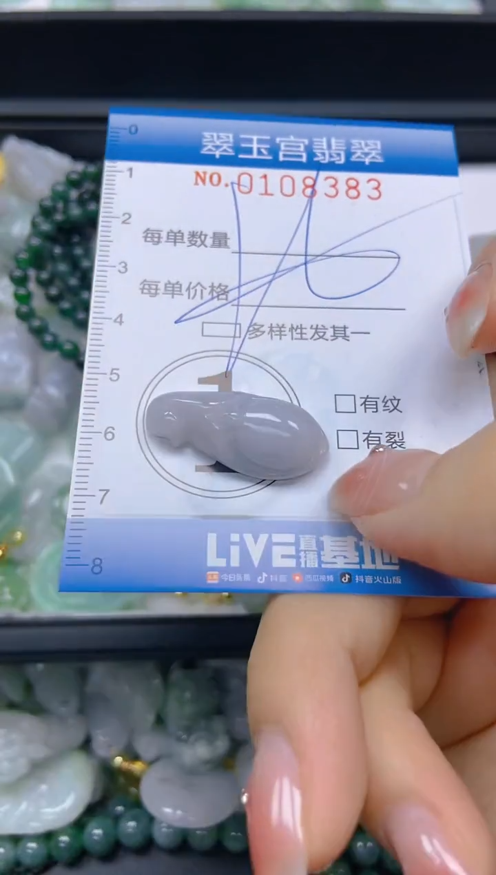 翡翠未镶嵌颈饰闪购0108383
