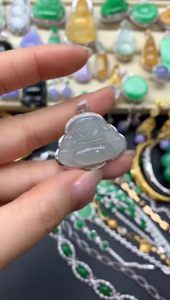 【闪购商品】翡翠颈饰18K金镶嵌76-中国好珍宝