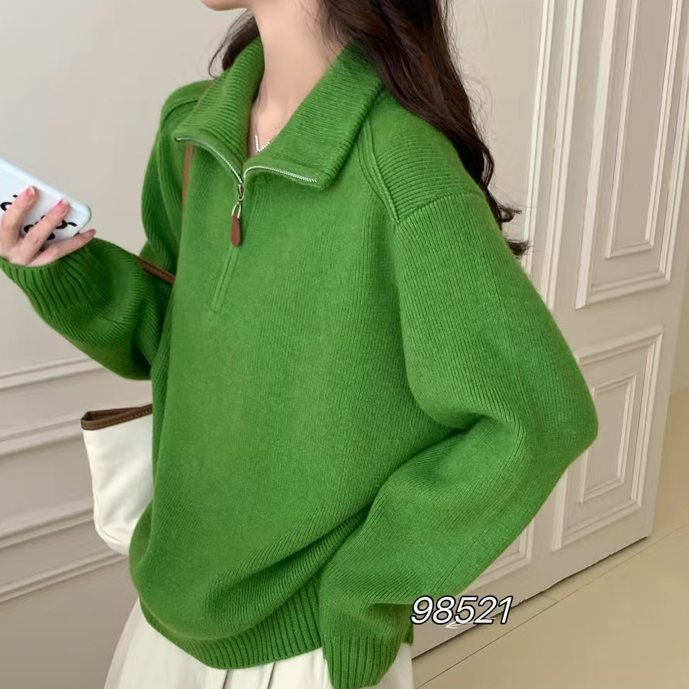 98521女装冬款针织毛衣XHGC（衣长60）
