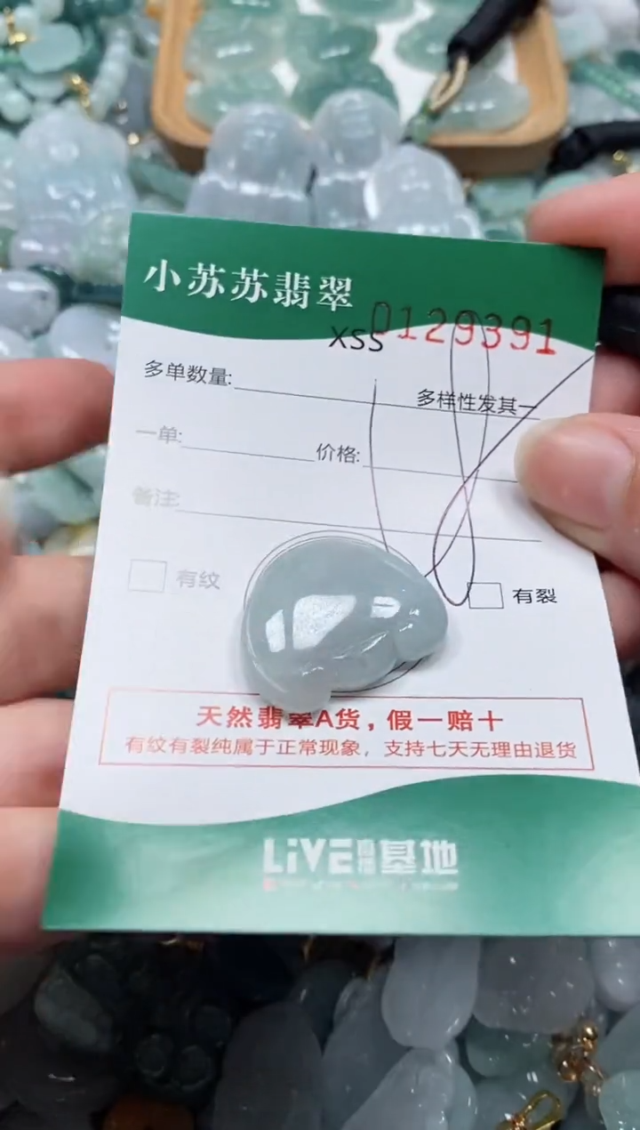 【闪购商品】翡翠颈饰未镶嵌闪购商品0129391