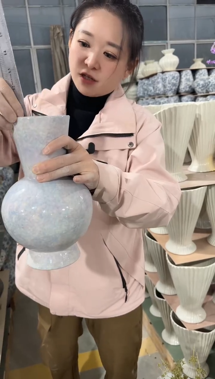 油画风景德镇陶瓷瓶