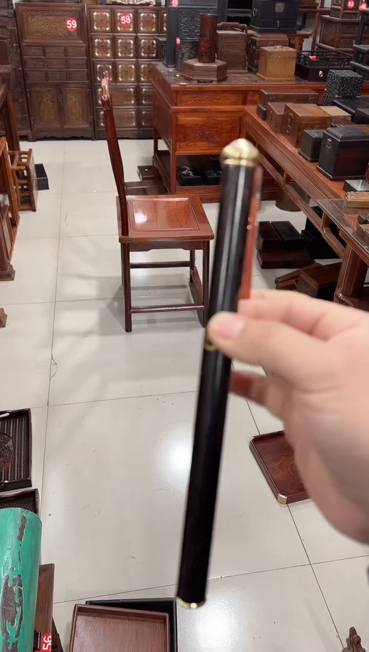 紫檀木流苏小香筒