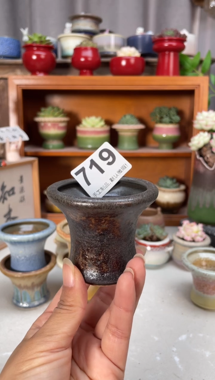 瓷片酥***瓜719知木小芳花盆编号